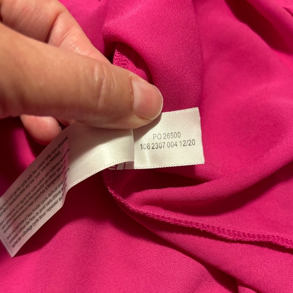 Eloquii pink top with neck ties, 20 - Picture 10 of 11